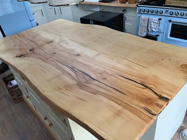 Beech kitchen island